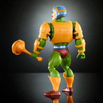 Masters of the Universe Actionfigur Man-At-Arms Cartoon Rückansicht